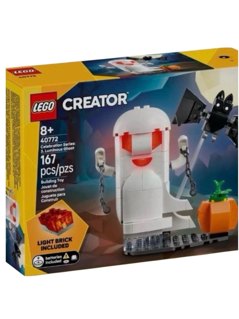 LEGO 40772 Luminous Ghost Halloween Exclusive Limited Promo Fall LEGO Decor